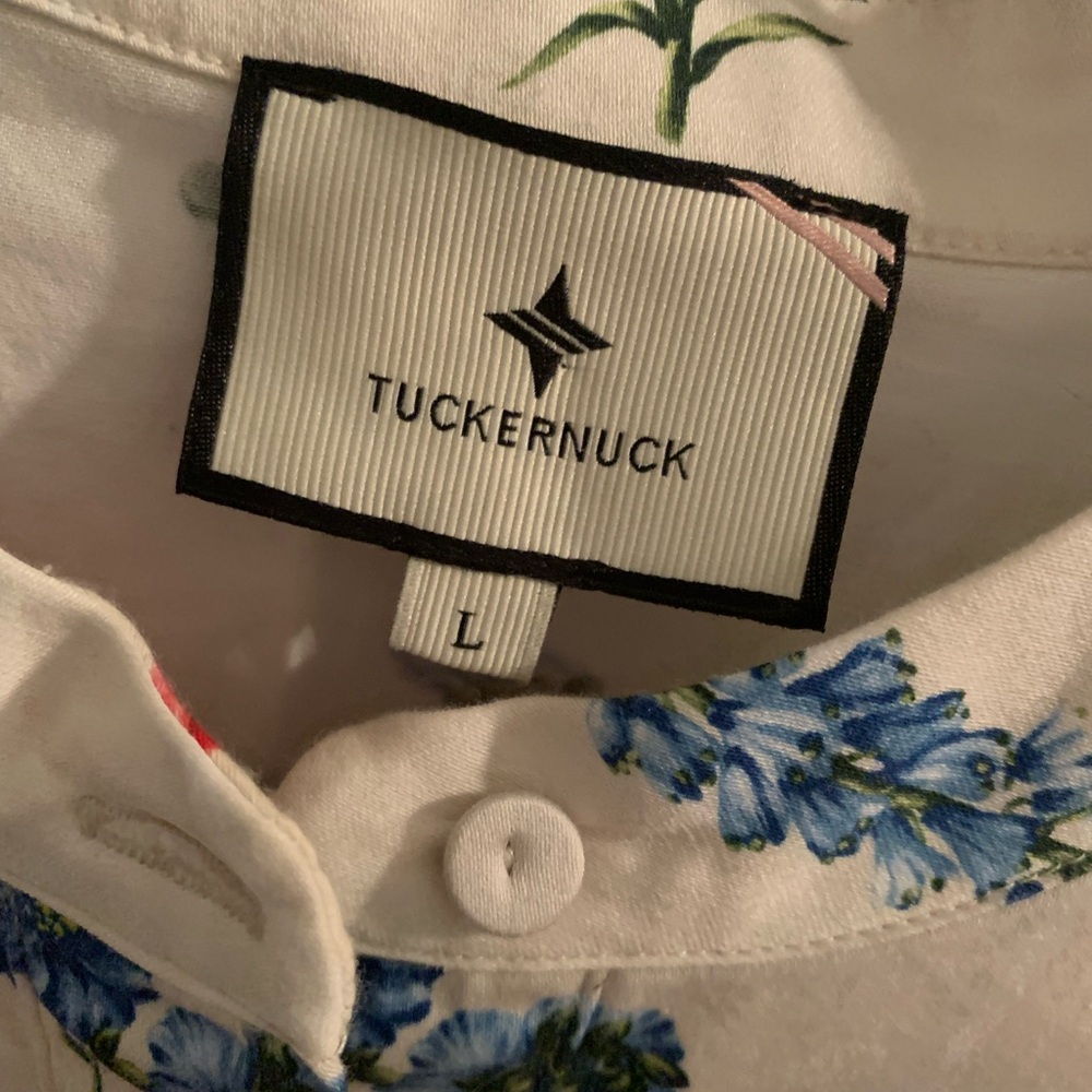 Tuckernuck Fresh Buds Royal Shirt Dress - Picture 4 of 5